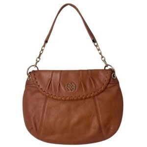 Antonio Melani Leather Chain Strap Shoulder Bag